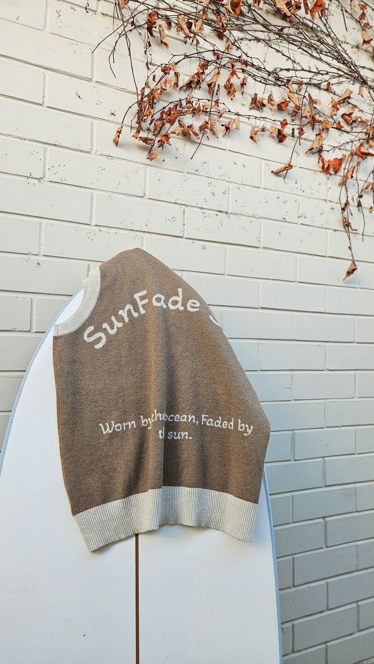 Knit V-neck vest