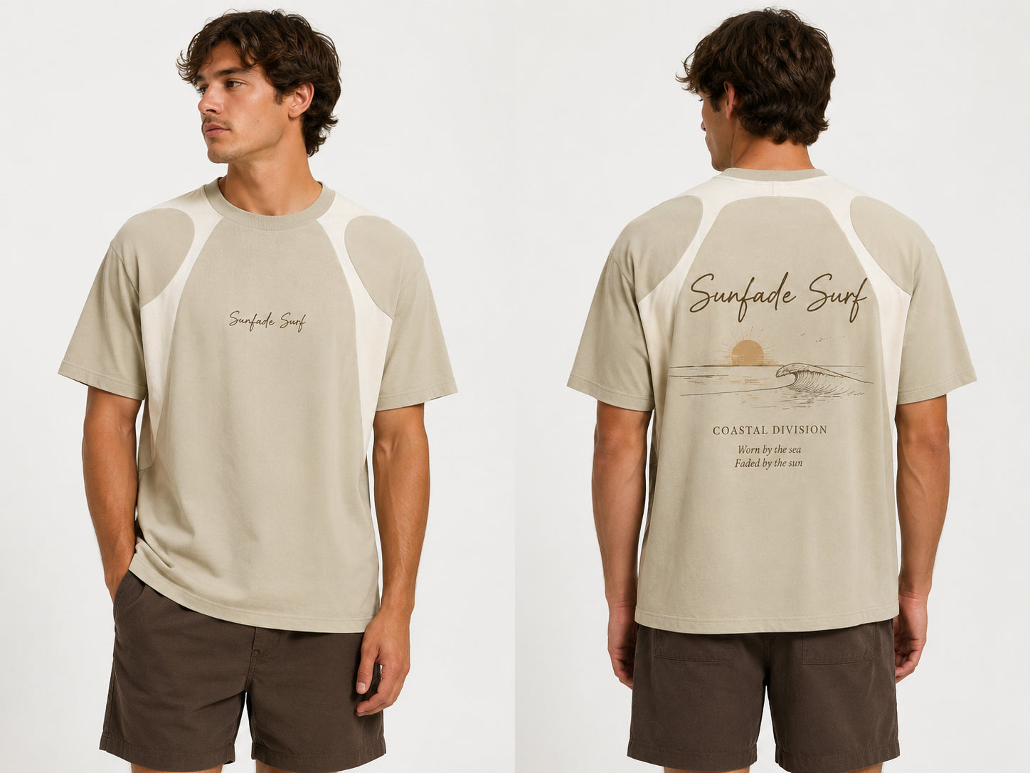 Sunfade Coastal Panel Tee